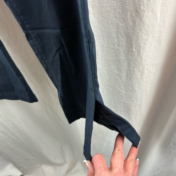 Kit and Ace Navy Pants Split Hem Side Zipper Pant 10 - Picture 6 of 9
